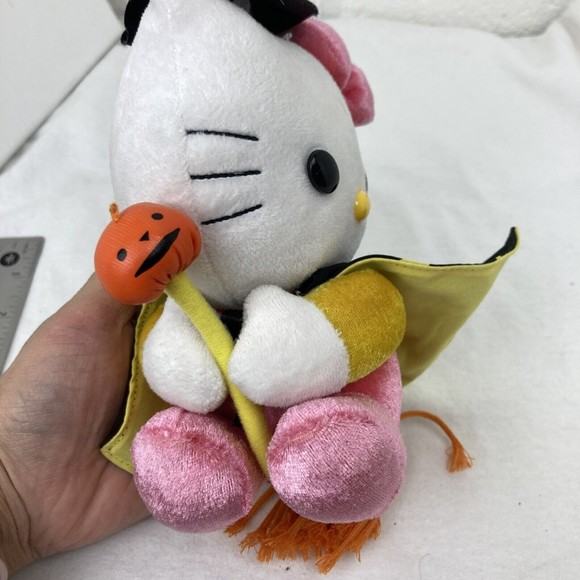 Y2K RARE Hello Kitty Witch HalloweenCollectible Plushie Stuffed Animal, Sanrio - Picture 9 of 15